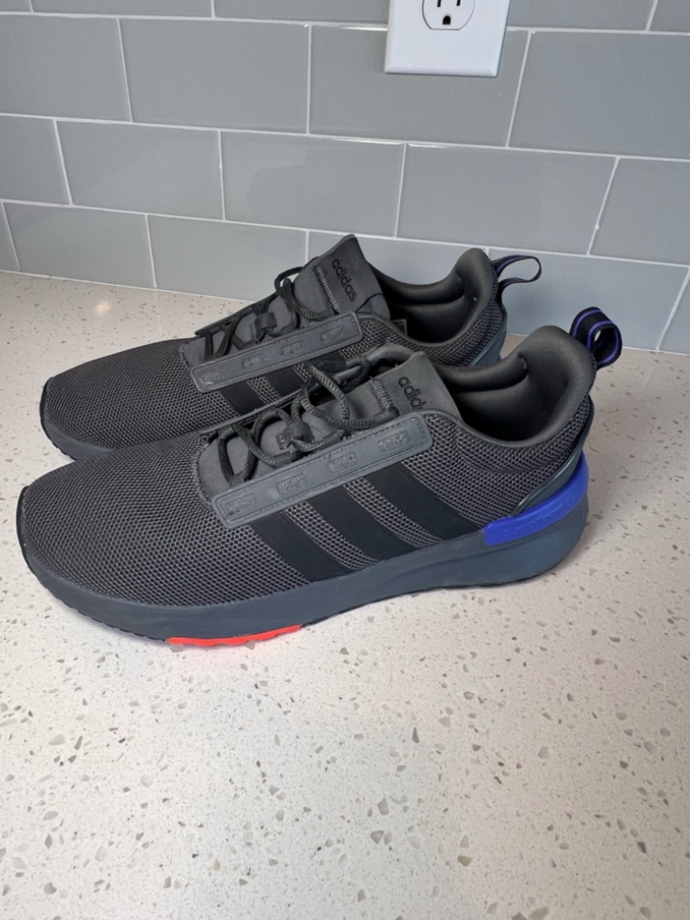 Adidas Racer TR21 Primegreen Cloud Foam Running Shoes Gray Black Sneaker Sz 11.5 - Picture 5 of 14